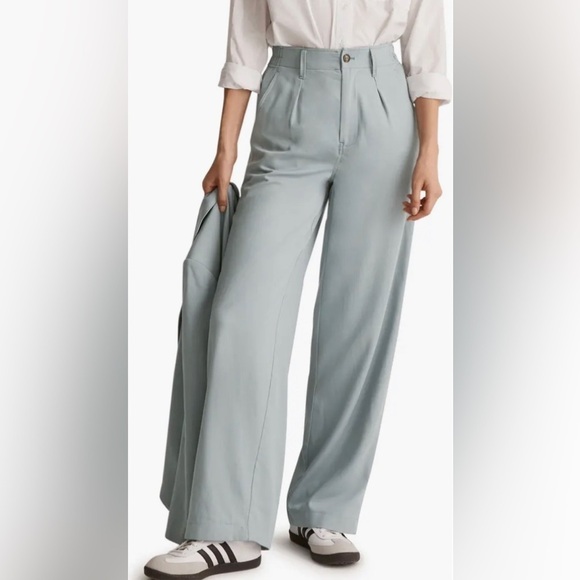 NWT | Womens | Madewell Drapeweave Neale Straight Leg Pants | Size 0 - Picture 1 of 11